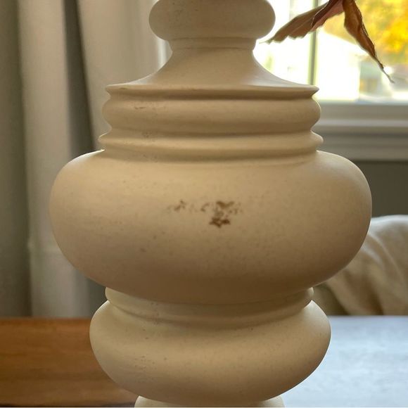Set of Two White Pillar Candle Holders - Picture 8 of 14